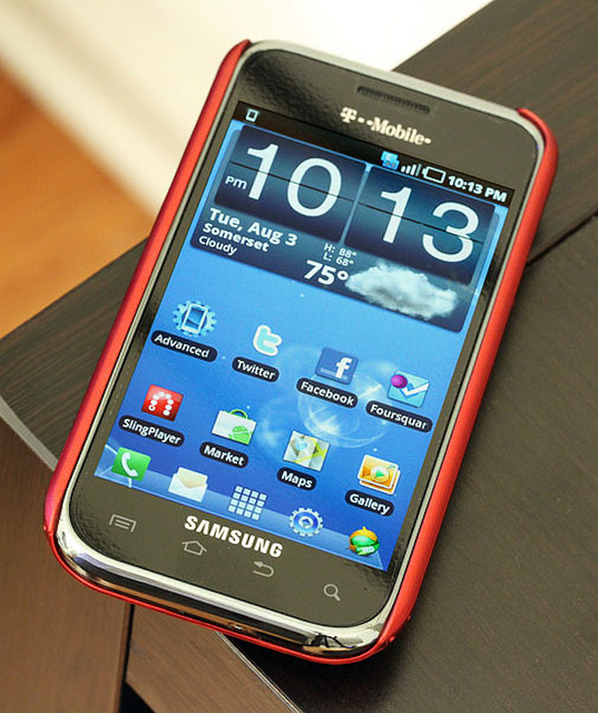 The Samsung Vibrant is one of five phones, circa 2010, that are at issue in what will be the fourth Apple v. Samsung jury trial.