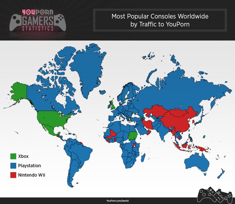 1000px x 871px - What porn site statistics can tell us about the worldwide console wars |  Ars Technica