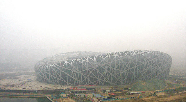 Beijing smog (in 2007).