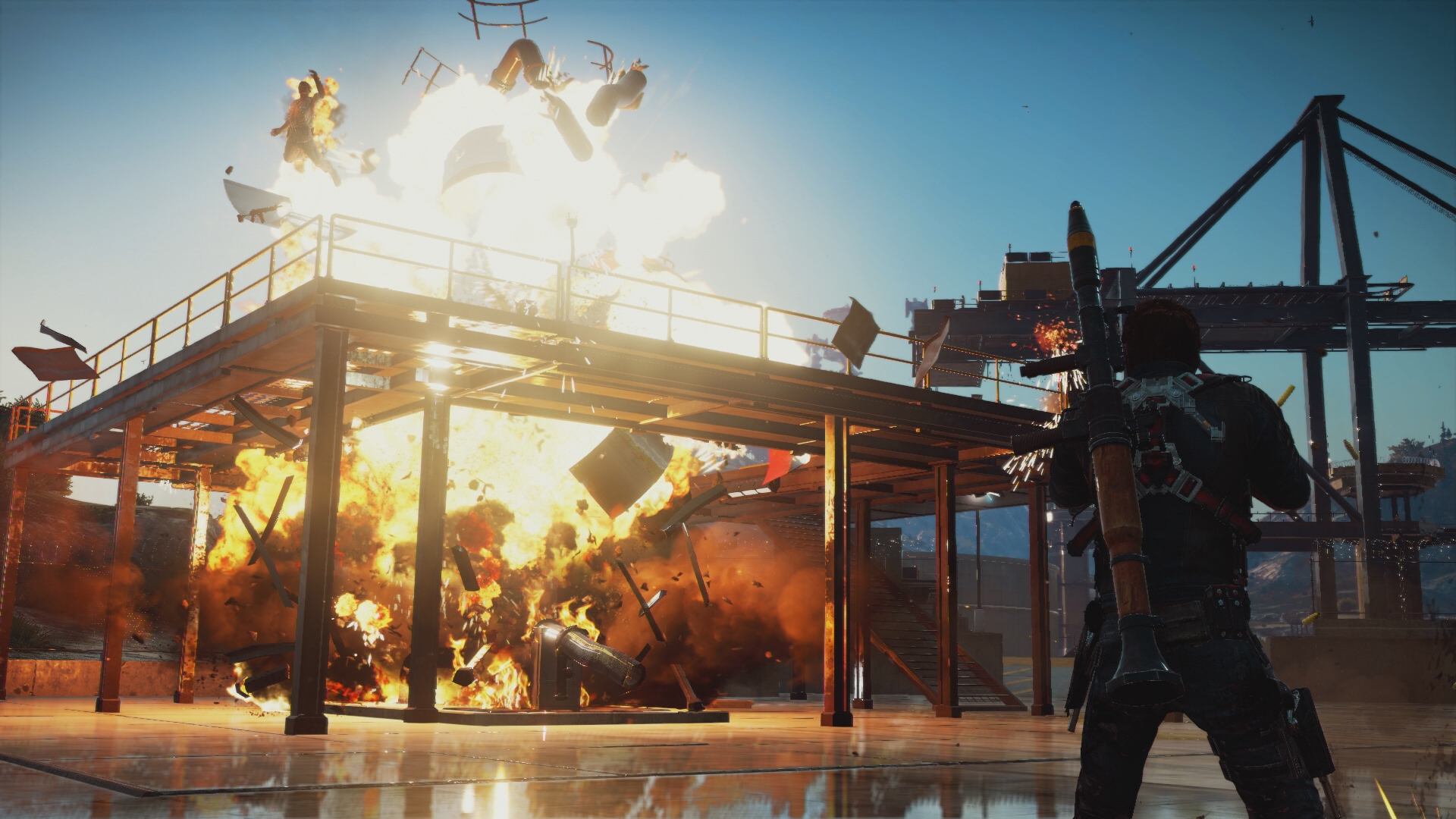 Just Cause 3: Sort of like Earthworm Jim, but with more exploding bits ...