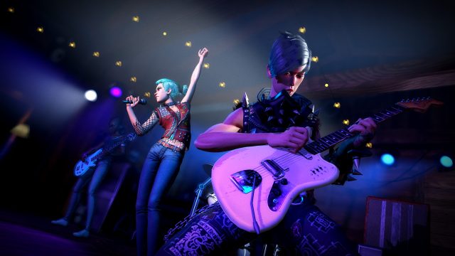 Después de 16 años (casi ininterrumpidos) de lanzamientos regulares de DLC, los avatares de <em>Rock Band</em> no han envejecido ni un día.»/><figcaption class=