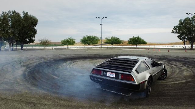 Stanford turns a DeLorean into a drifting, driverless car