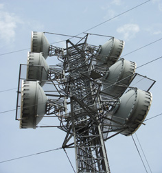 One of StarTouch's microwave backhaul towers.