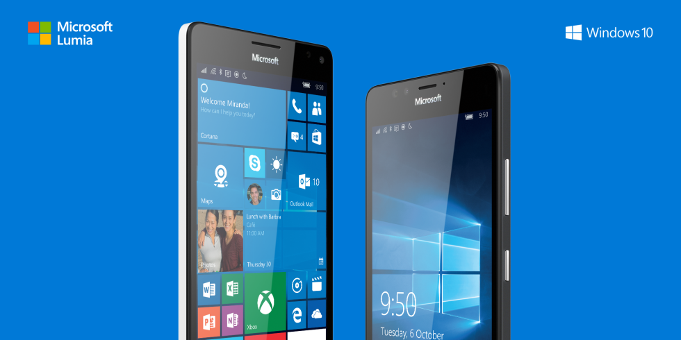 Flagship Windows Phones at last: The Lumia 950, 950XL, and 550