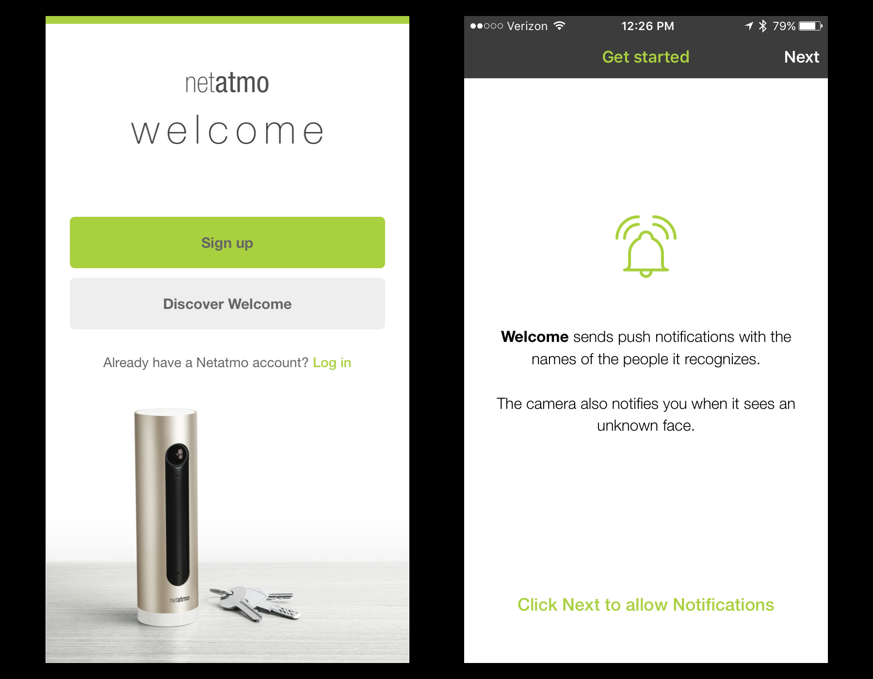 Netatmo welcome shops test