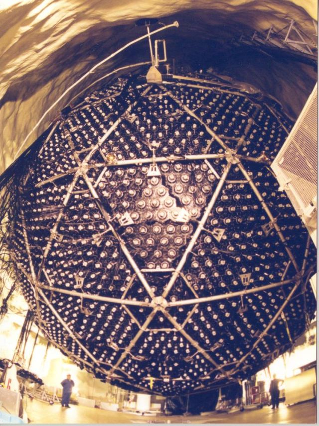 The Sudbury Neutrino Observatory, or SNO ball.