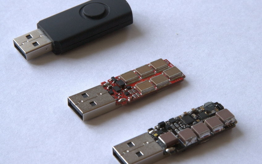 Interno di una USB Killer