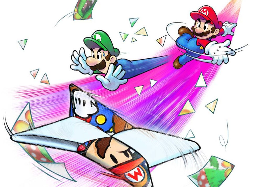 mario and luigi paper jam bros