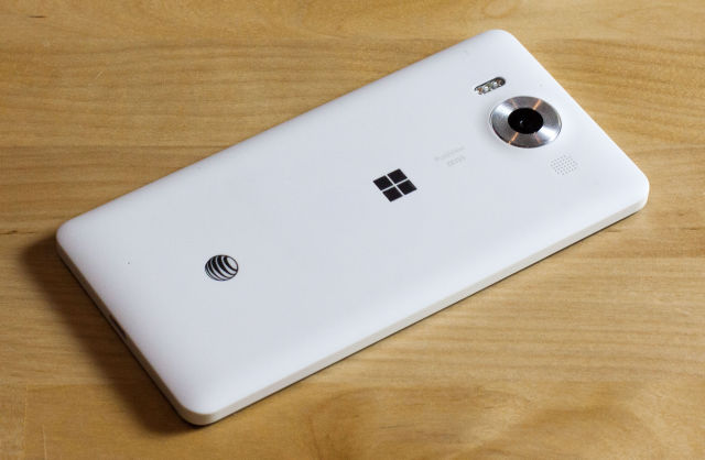 The last high-end phones Microsoft released were the Lumia 950 (pictured) and 950 XL, which came out in November 2015.