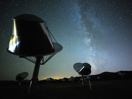 The Allen Telescope Array looked for signs of life, but alas it found none.