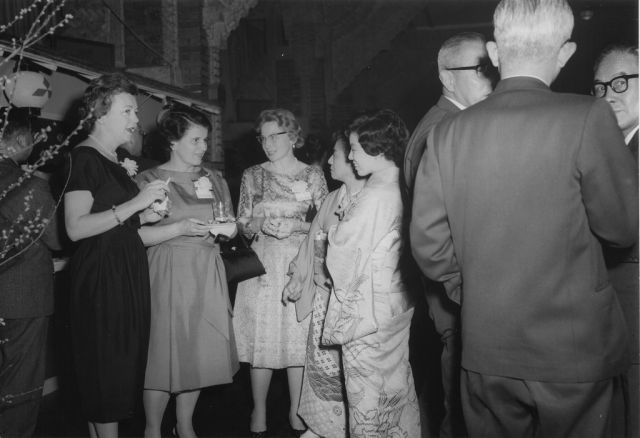Cocktail Party At The Imperial Hotel in Tokyo, March 13, 1961 
