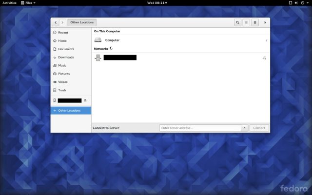 Networked drives, known as 'clutter' in GNOME parlance, are now hidden behind 'Other Locations' in the sidebar.