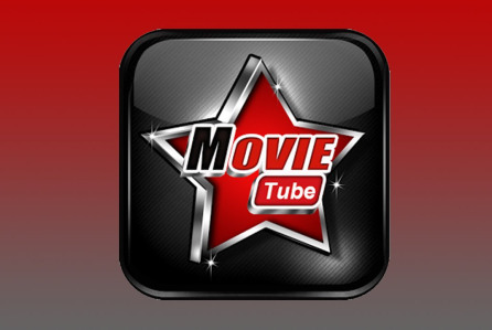 Logo for the defunct piracy website MovieTube.com.