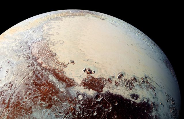 New Horizons revealed Pluto as a mysterious world, with icy mountains and very smooth plains.