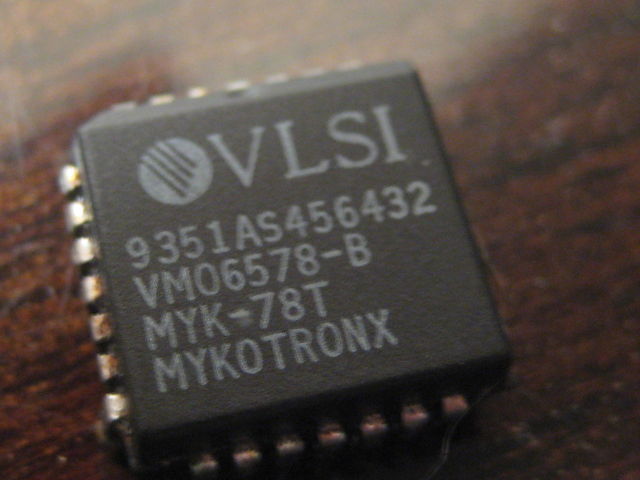 The MYK-78 "Clipper" chip, the 1990's version of the "golden key."