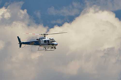 Drones are quite dangerous for CHP helicopters, especially at night. 