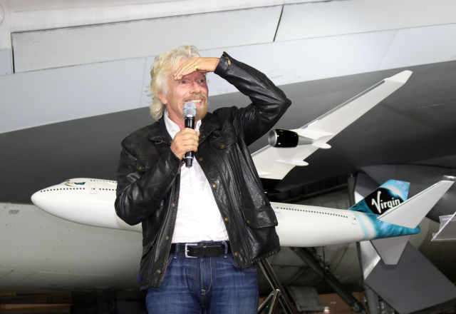 Virgin Galactic founder Richard Branson.