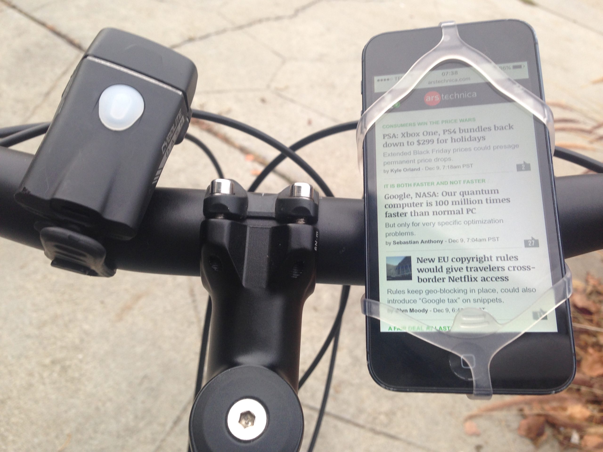 I put an 18 silicone smartphone mount on my bike and it was sweet Ars Technica