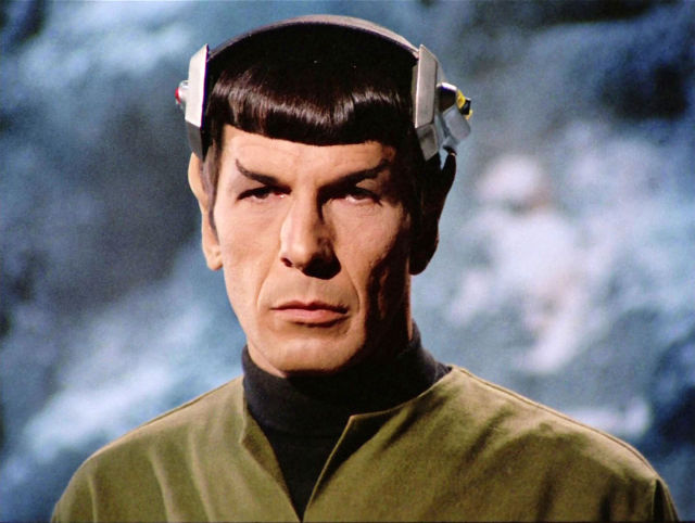 This is a still from "Spock's Brain," the third-season episode where aliens remove and Dr. McCoy replaces Spock's brain.