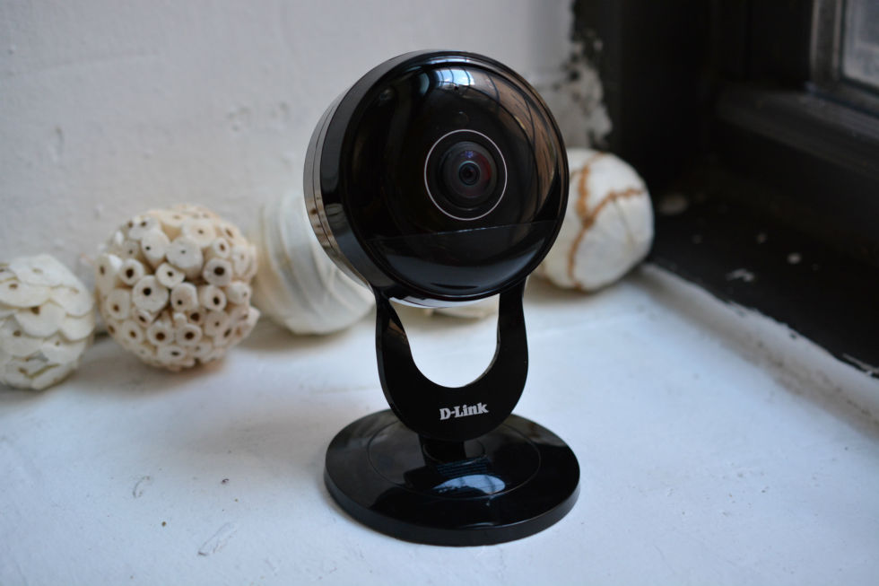 D-Link’s Wi-Fi camera provides a sharp, 180-degree view of your home