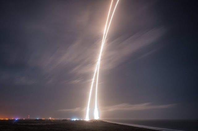 Behold: The launch, and landing, of an orbital rocket.