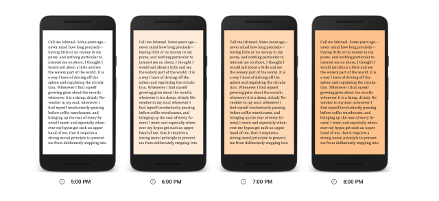 Google Play Books adds Night Light to reduce blue light, help you sleep better