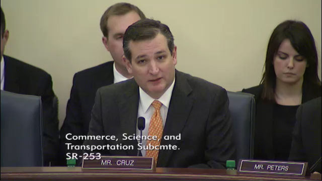 Senator Ted Cruz opens the hearing.