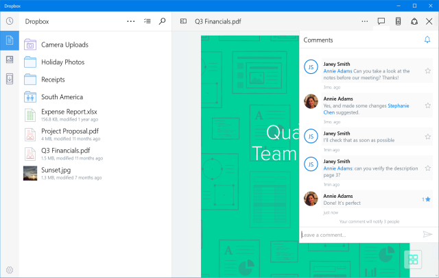 Dropbox’s new Windows 10 app shows the highs and lows of the platform