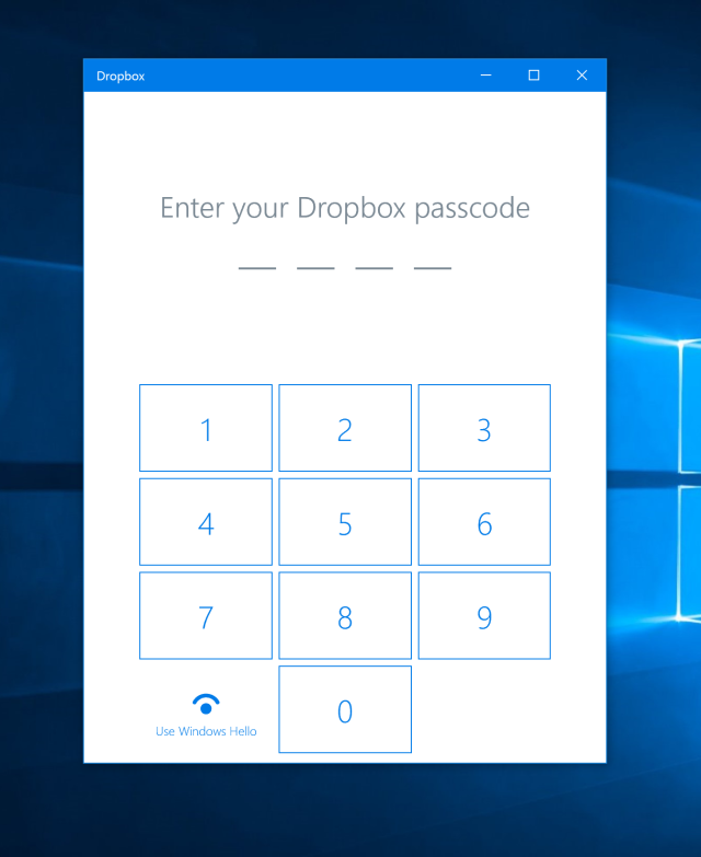 Passcodes with Hello support.