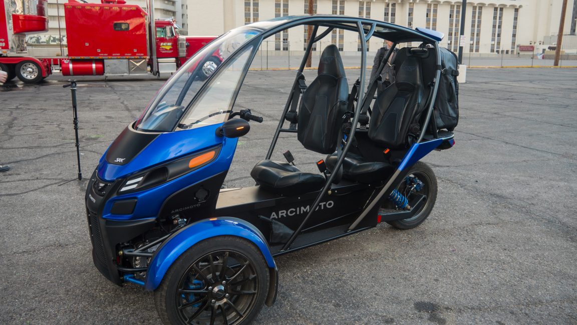 Arcimoto SRX at CES 2013