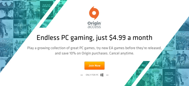 EA Launches Origin Access Premier PC Subscription Service