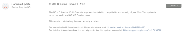 Apple releases OS X 10.11.3 with fixes for bugs and security [Updated]