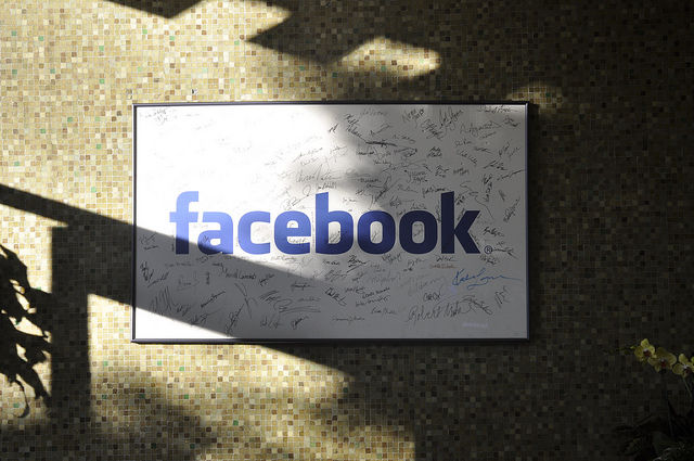 The Facebook signature wall in question is much bigger than this one, by the way.