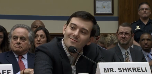 Martin Shkreli, former CEO of Turing, smirked his way through a Congressional hearing.