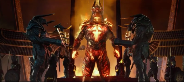 Egyptian gods are like half-melted robot toys designed by Rob Liefeld, right?