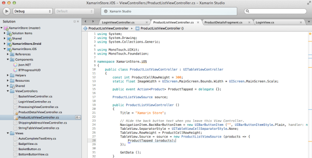 xamarin studio