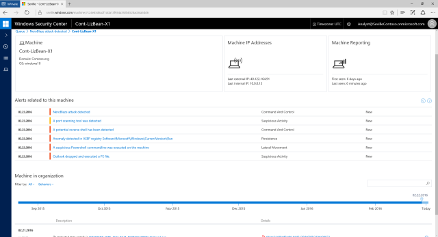 WDATP can detect anomalous behavior even when the malware scanner doesn't find anything wrong.