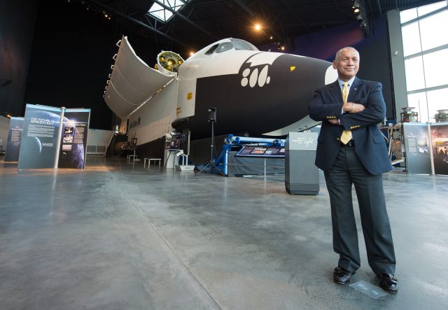 Charles Bolden flew on the space shuttle four times.