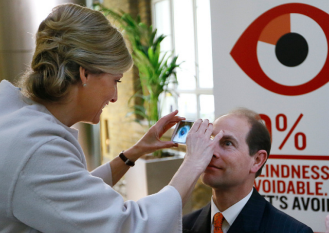 Even the Earl of Wessex is getting eye exams via smartphone thanks to PEEK. 