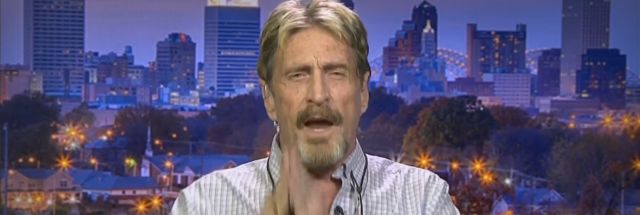 John McAfee better prepare to eat a shoe because he doesn’t know how iPhones work
