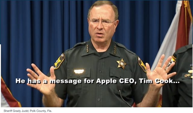 Florida sheriff pledges to arrest CEO Tim Cook if Apple resists crypto cooperation