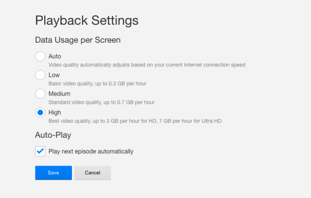 Netflix throttles video on AT&T and Verizon to keep users under data