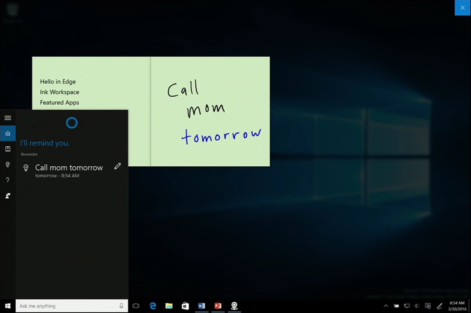 Windows 10 Anniversary Update puts new Ink features “front and center ...