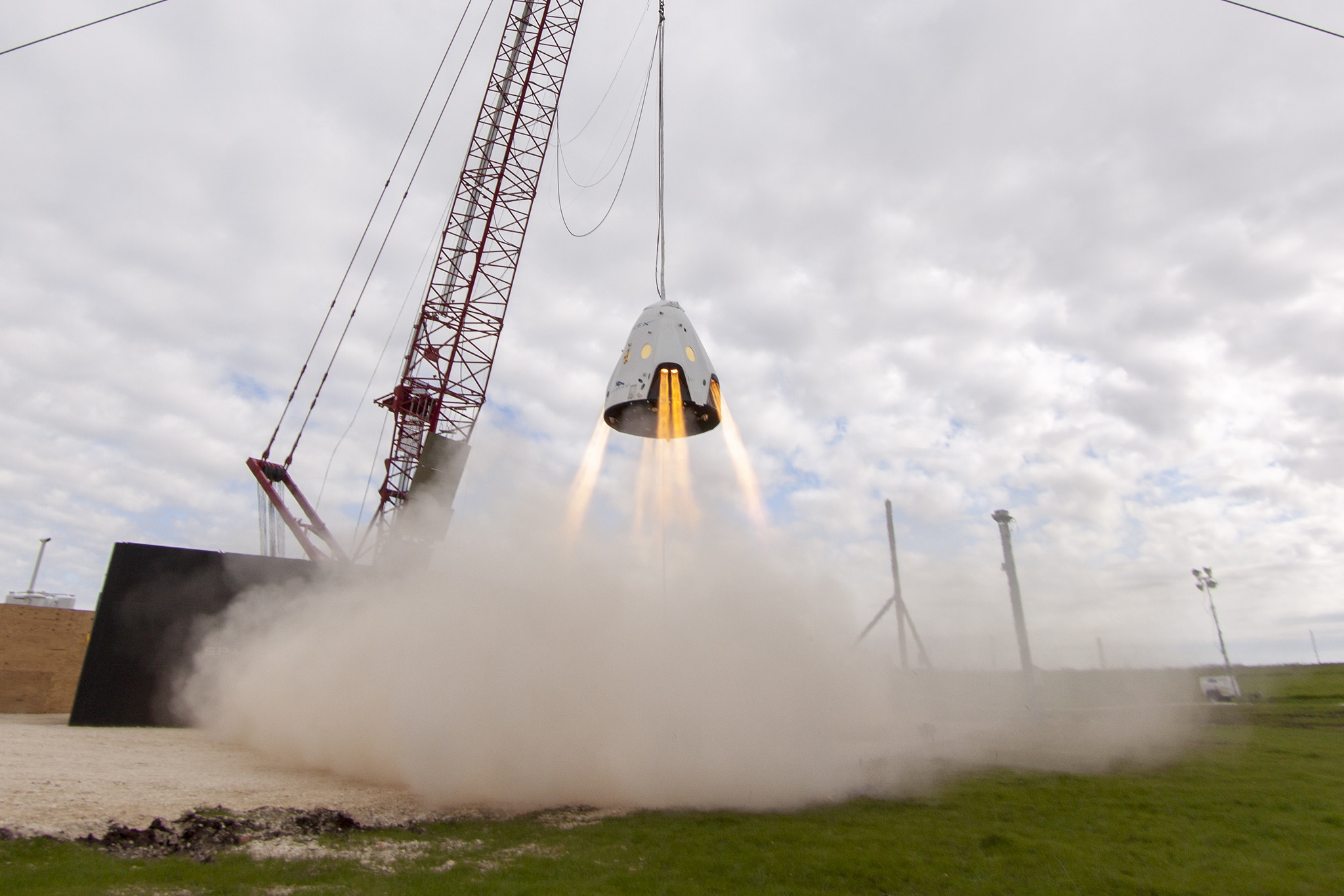 From zero to 100mph in 1.2 seconds, the SuperDraco thruster