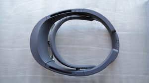 HoloLens from above, showing the visor and the headband.