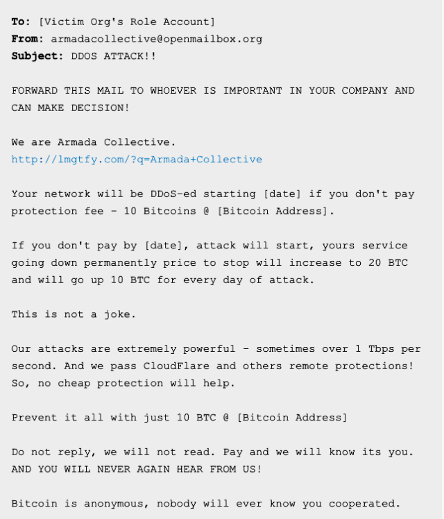 Businesses pay $100,000 to DDoS extortionists who never DDoS anyone