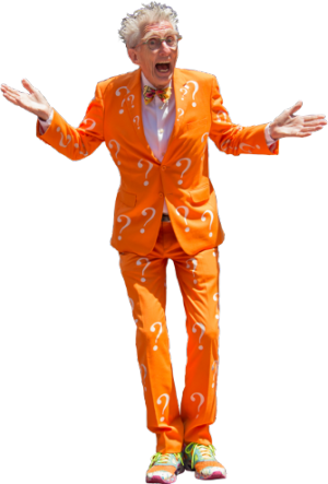 Matthew Lesko, the "question mark suit guy," helped pioneer the "free government money" business.