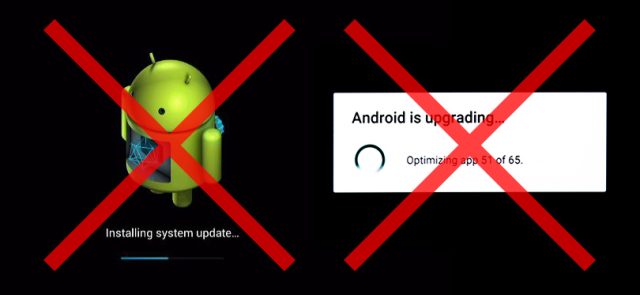 Android Wont Replace Apps