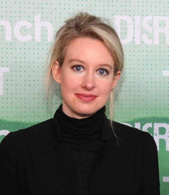 CEO en oprichter van Theranos, Elizabeth Holmes.