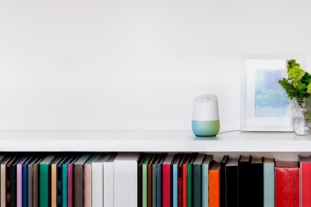 Alexa talking best sale to google home